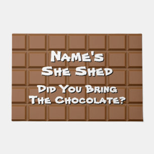 Add Name Change All Text She Shed Front Door Mat