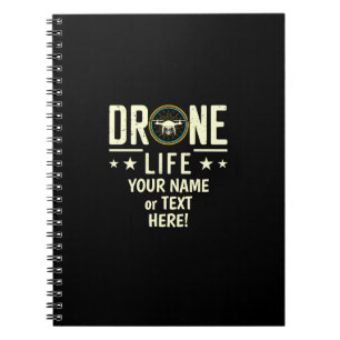 Add Name, Change Text, Drone Life Notebook