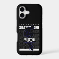 Add Name Change Text Freestyle Skateboard Rider