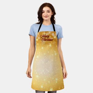 Add Name Edit Text Matching Christmas Apron