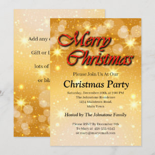 Add Name Edit Text Matching Christmas Invitation