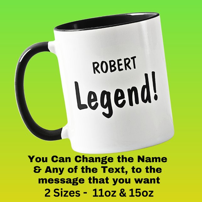 Add Name - LEGEND!       Mug (Creator Uploaded)