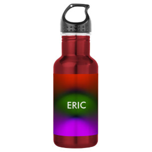 Add Name Neon of Blue, Purple, Green & Orange 532 Ml Water Bottle