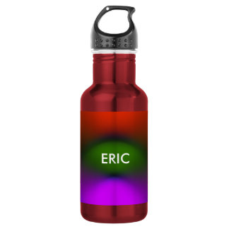 Add Name Neon of Blue, Purple, Green & Orange 532 Ml Water Bottle