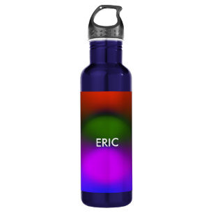 Add Name Neon of Blue, Purple, Green & Orange 710 Ml Water Bottle