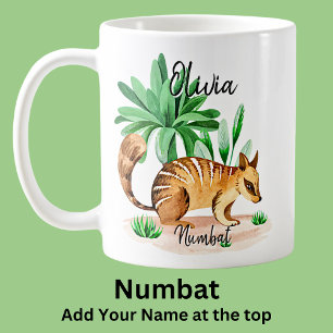 Add Name Numbat Australian Animal  Coffee Mug