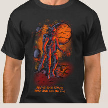 Add Name or Your Text - Lion Astronaut  SK8 Space 