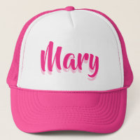 Add Name. Personalise Trucker Hat