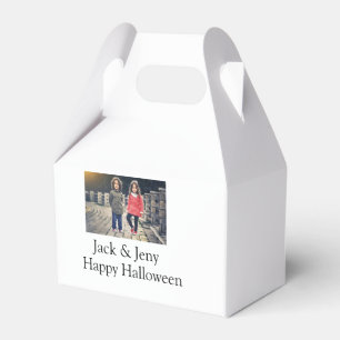 add name photo text Halloween kids girl boy Favour Box