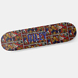 Add Name Pop Art Comic Book Gym Life  Brown Blue S Skateboard<br><div class="desc">Add any name or initials you want on this great design - See my store for lots more personalised skateboard designs and Skateboard T-Shirts,  Hoodies,  Backpacks,  Blankets and more.</div>