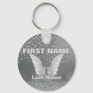 Add Name   Silver Tears Key Ring