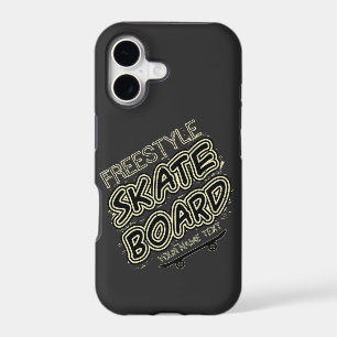 Add Name Style City Text Freestyle Skate Board
