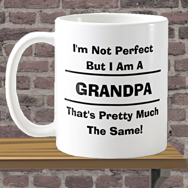 Add Name Surname - I'm Not Perfect But I Am A . .  Coffee Mug (Creator Uploaded)