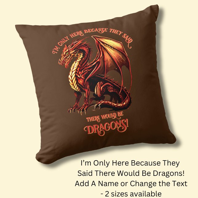 Add Name Text - Only Here Because Said Dragons!    Cushion (Creator Uploaded)