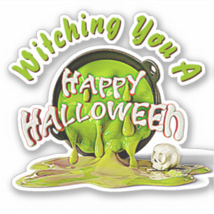 Add Name Text, Witching You A Happy Halloween 3D