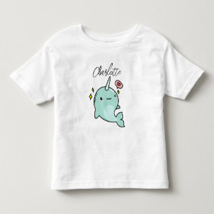 Add Name to Narwhal - Gift For Narwhal lovers Toddler T-Shirt