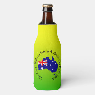 Add Name Year Australia Day BBQ Stubby Holder