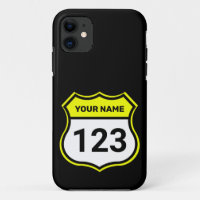 Add Name Your Number Racing Identification Yellow