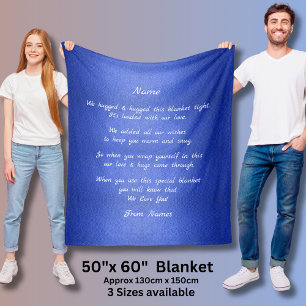 Add Names, Change ANY Text  We Hugged This Blanket