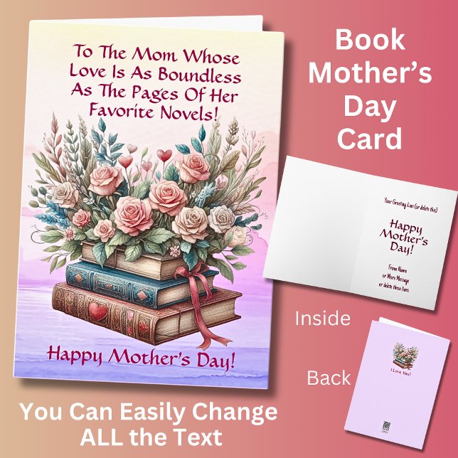 Add Names, To The Mum Whose Love Is Boundless      Card (Creator Uploaded)
