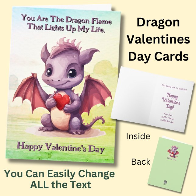 Add Names, You Are The Dragon Flame That Lights Up Card (Creator Uploaded)