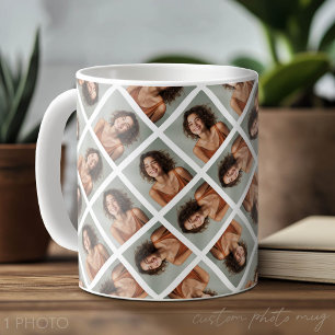 Add One Photo to make a Crazy Collage Coffee Mug