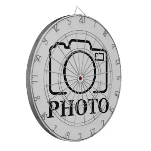 Add Personalised Photo Wedding Modern Cute Elegant Dartboard