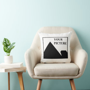 Add Personalised Picture Business Company Name Cushion