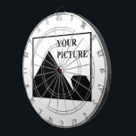 Add Personalised Picture Business Company Name Dartboard<br><div class="desc">You can customise it with your photo, logo or with your text. You can place them as you like on the customisation page. Modern, unique, simple, or personal, it's your choice.</div>