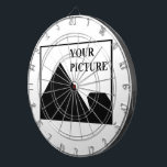 Add Personalised Picture Business Company Name Dartboard<br><div class="desc">You can customise it with your photo,  logo or with your text.  You can place them as you like on the customisation page. Modern,  unique,  simple,  or personal,  it's your choice.</div>