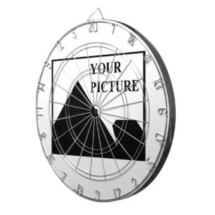 Add Personalised Picture Business Company Name Dartboard