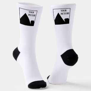 Add Personalised Picture Business Company Name Socks