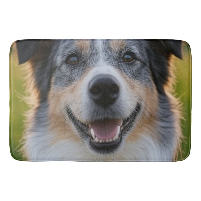 Add Pet Photo Customise Bath Mat (Front)