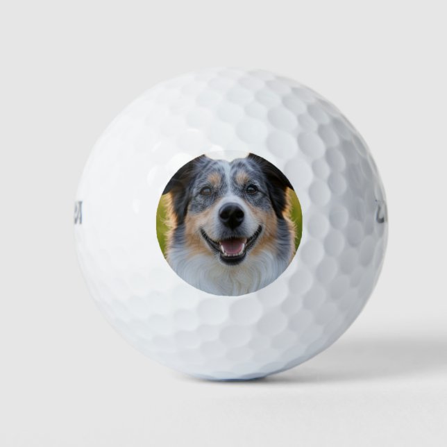 Add Pet Photo Customise Golf Balls (Front)