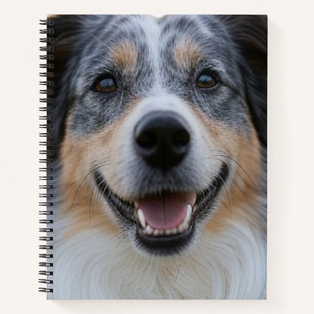 Add Pet Photo Customise Notebook (Front)