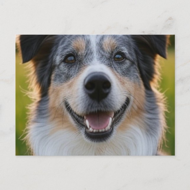 Add Pet Photo Customise Postcard (Front)