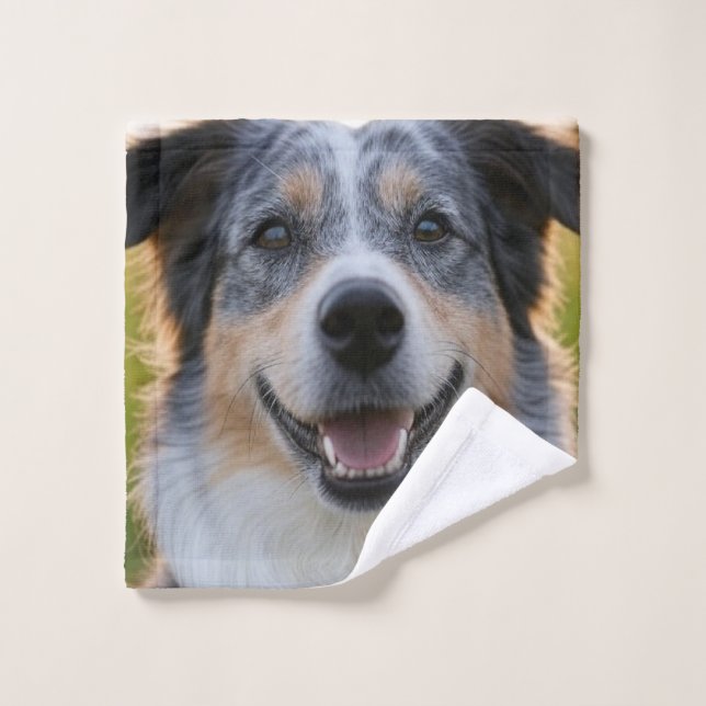 Add Pet Photo Customise Wash Cloth (Wash Cloth)