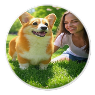 Add Pet Photo Personalise Customise Ceramic Knob