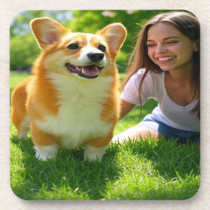 Add Pet Photo Personalise Customise Coaster