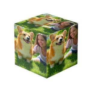Add Pet Photo Personalise Customise Cube