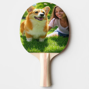 Add Pet Photo Personalise Customise Ping Pong Paddle