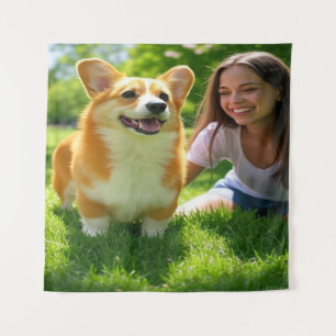 Add Pet Photo Personalise Customise Tapestry