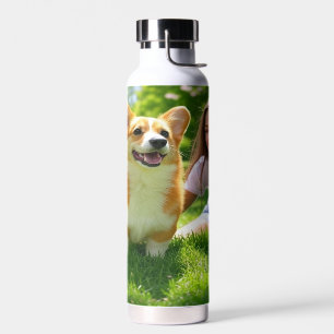 Add Pet Photo Personalise Customise Water Bottle