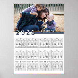 Add Photo 2026 Calendar Poster
