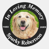 Add Photo and Name Pet Memorial
