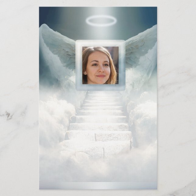Add Photo Angel Stationery (Front)