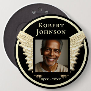 Add Photo Custom Memorial 6 Cm Round Badge