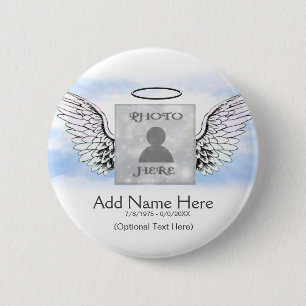 Add Photo Custom Memorial 6 Cm Round Badge