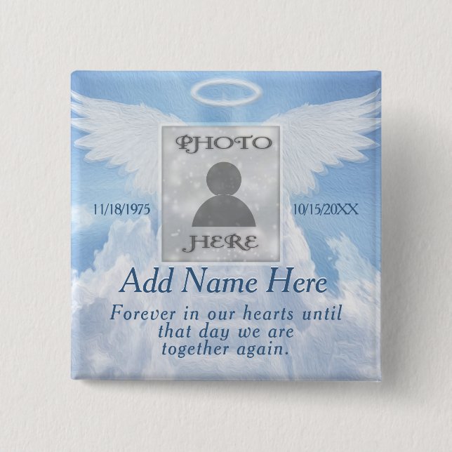 Add Photo Custom Memorial Button (Front)
