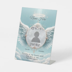 Add Photo Custom Memorial Pedestal Sign